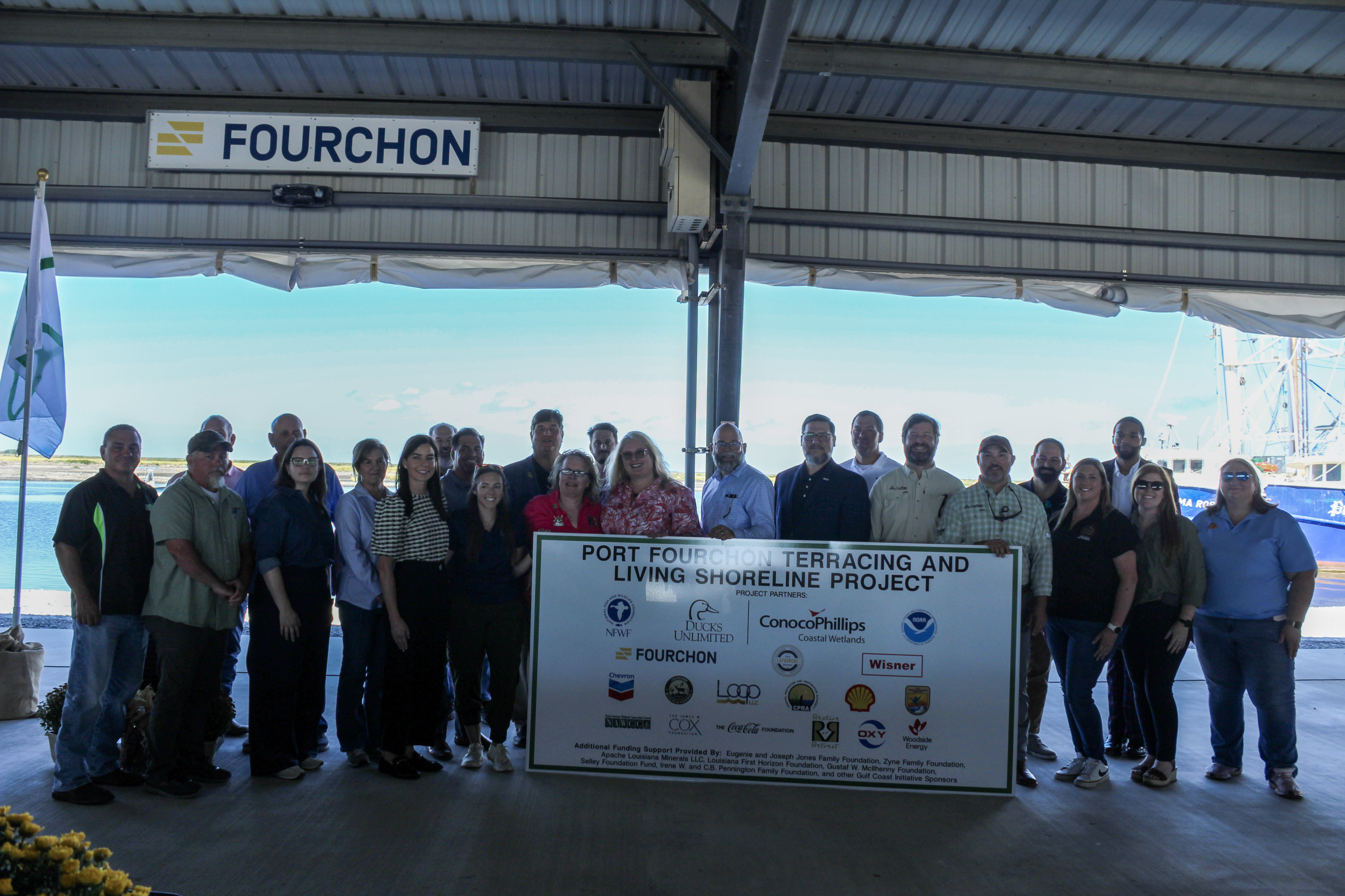 Image for Ducks Unlimited Completes Phase I of Port Fourchon Coastal Restoration Project in Louisiana