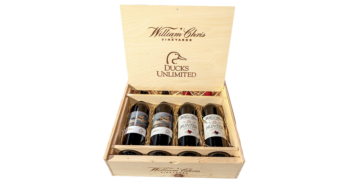 William Chris Vineyards Ducks Unlimited Wine Package