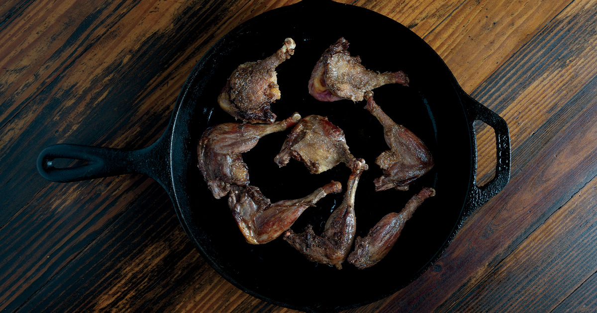 A Taste of Italy: Slow-Cooker Duck Leg Cacciatore. Photo by Larry White